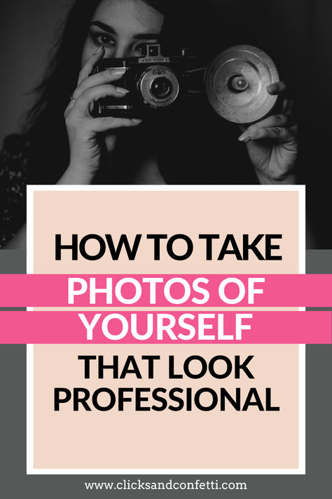 How to take good pictures of yourself that look professional. From gear to posing to quick tips. Learn the art of a self portrait. How To Do Your Own Photoshoot, How To Take Editorial Photos, Flash Self Portrait, How To Photoshoot Yourself, Picture Angles Tips, How To Pose By Yourself In Pictures, How To Do Photography, How To Take Self Portraits, How To Take Portrait Pictures