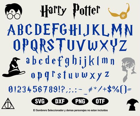 Harry Potter Svg Files, Harry Potter Alphabet, Free Svg Disney, Harry Potter Letter, Harry Potter Font, Harry Potter Svg, Free Crafts, About Harry Potter, Free Characters