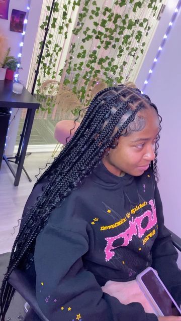 Braids Back To School, Braids Back, Hairstyles Wigs, Braids Knotless, Weave Hairstyles Braided, Cute Braids, Boho Knotless, Short Box Braids Hairstyles, Frontal Wig Hairstyles