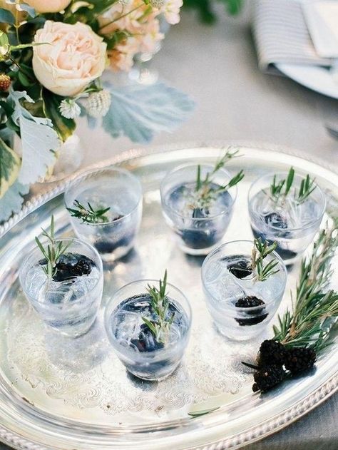 Something Blue Signature Drink, Blue Signature Cocktails, Blue Wedding Cocktails, Blue Wedding Drinks, Blue Bridal Shower Ideas, Bridal Shower Inspo, Different Shades Of Blue, Something Blue Bridal, Blue Bridal Shower