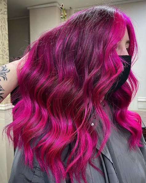 Bright Pink Highlights, Pink Hair Wig, Soft Blonde Highlights, Magical Hair, Colourful Hair, Soft Blonde, Invisible Lace, Pink Highlights, Manic Panic