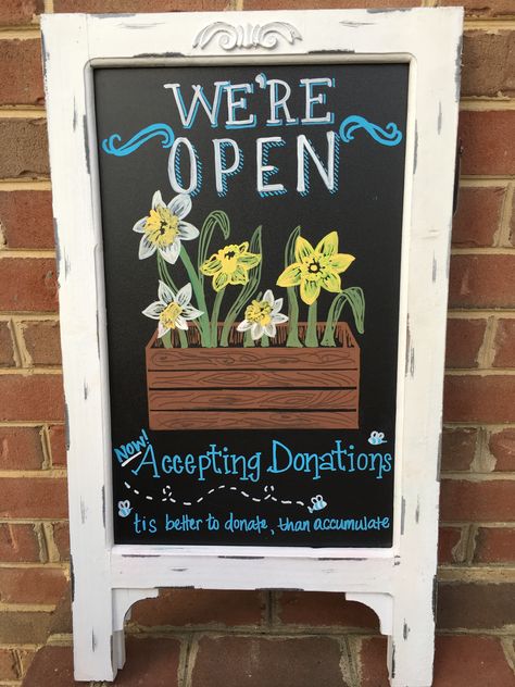 Store Open Chalkboard Sign Chalkboard Open Sign Ideas, Open Chalkboard Sign, Business Chalkboard, We Are Open Sign, Chalkboard Art Diy, Nails Board, Sidewalk Signs, Blackboard Art, Magnolia Farms