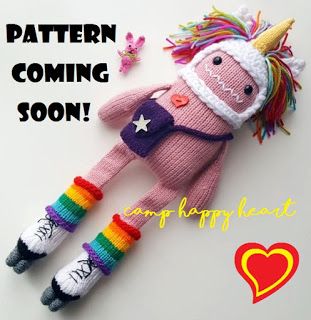 Knit Monster Pattern, Knitted Monster Pattern Free, Knitted Monsters, Handmade Softies, Crochet Monster, Knitting Toys, Crochet Monsters, Crochet Stars, Thunder Bay