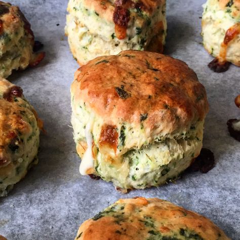 Spinach and Cheese Scones | Baking | Rita the Foodie Spinach And Cheese Scones, Spinach And Feta Scones, Spinach Scones, Spinach Biscuits, University Meals, Savoury Scones, Scone Recipes, Cheese Buns, Daycare Menu