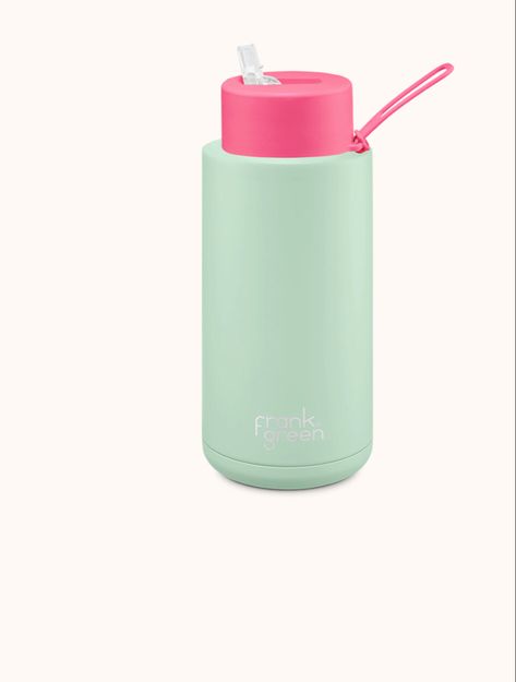 Preppy Water Bottle, Frank Greens, Mint Gelato, Basic Aussie, Aussie Girl, Green Preppy, Frank Green, Preppy Things, Green Mint