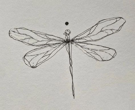 Dragonfly Drawing, Flying Tattoo, Dragonfly Tattoo Design, Dragonfly Tattoo, Discreet Tattoos, Dainty Tattoos, Subtle Tattoos, Time Tattoos, Art Tattoos