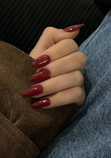 Red Ombre Jelly Nails, Gradient Red Nails, Ombre Dark Red Nails, Black And Dark Red Ombre Nails, Red Gradient Nails Ombre, Red Ombre Nails, Red Ombre, Ombre Nails, Red Nails