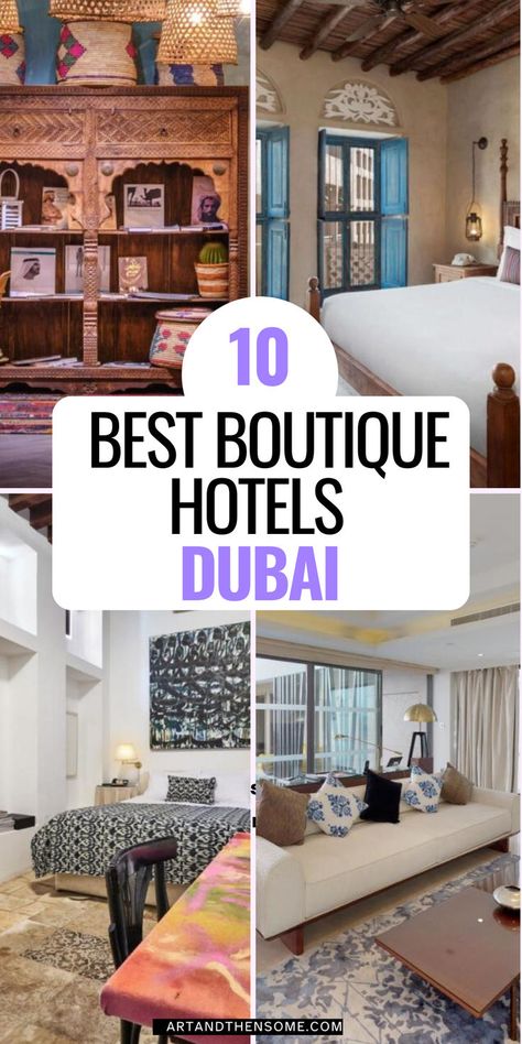 Dubai Travel Boutique Hotel Design Architecture, Hotels Dubai, Boutique Hotel Design, Hotels In Dubai, Hotel Design Architecture, Desert Palm, Diy Makeup Storage, Art Hotel, Heritage Hotel