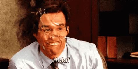 Jim Carrey Funny Hello GIF - JimCarrey Mask Creepy - Discover & Share GIFs Hi Gif, Waving Gif, Movie Quotes Inspirational, Hello Gif, Yes Man, Teacher Memes, Socially Awkward, Jim Carrey, Maisie Williams