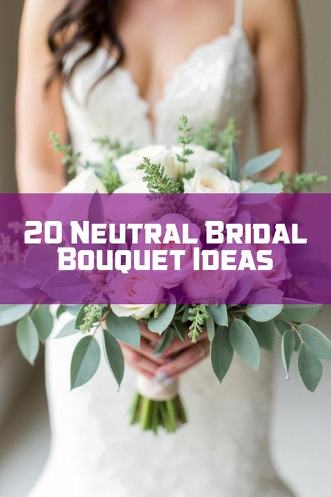 Did you know that a neutral bridal bouquet can be the secret to a stunning wedding look? Discover the elegance of subtle shades blending seamlessly with any wedding theme. From creamy whites to soft blush and earthy tones, these timeless arrangements promise unforgettable style. Peek into our gallery of 20 breathtaking photos and get inspired by chic floral trends. Make your wedding dreams bloom with a touch of neutrality! Neutral Bridal Bouquet, Timeless Arrangements, Bridal Bouquet Ideas, Floral Trends, Bouquet Ideas, Wedding Look, Wedding Dreams, Timeless Wedding, Brides And Bridesmaids