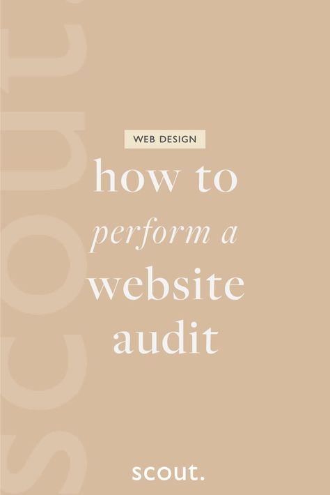 How to perform an audit on your website | A website audit is a wonderful way to evaluate the overall success of your website | scout-designco.com #websiteaudit #SEO #SEOaudit #DIYaudit #freebie #freedownload Website Audit Template, Website Audit, Blog Websites, Best Seo Tools, Learn Pinterest, Seo Audit, Web Design Business, Brand Positioning, Website Building