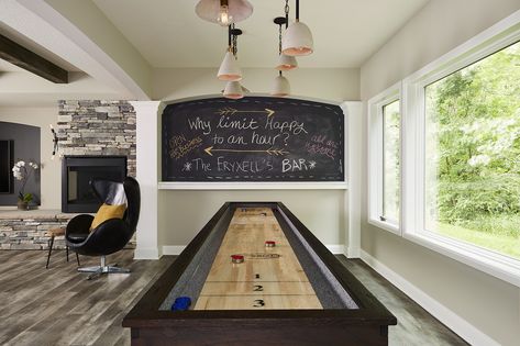 Shuffle Board, Basement Games, Dream Basement, Basement Layout, Game Room Basement, Maple Grove, Basement Apartment, Basement Design Ideas, Basement Bedrooms