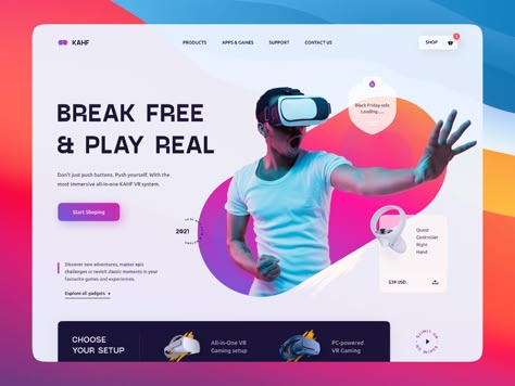 Vr Arcade, Startup Design, Agency Website Design, Web Portfolio, Modern Website Design, Ui Design Website, Creative Web Design, Website Design Layout, Modern Website