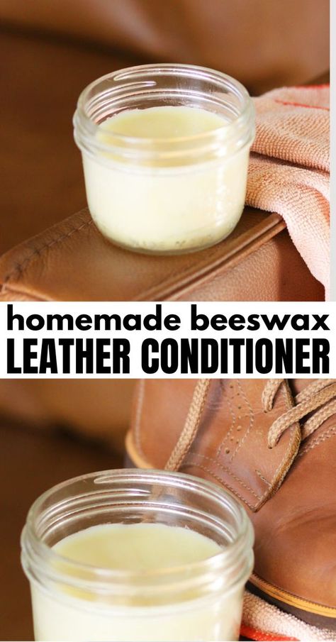 Leather Couch Conditioner, Diy Leather Conditioner, Homemade Leather Conditioner, Diy Leather Furniture, Leather Furniture Cleaner, Leather Conditioner Diy, Natural Leather Cleaner, Beeswax Recipes, Polish Recipe