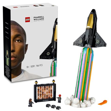 New LEGO Pharrell Williams Piece by Piece set revealed! Release: September 20th Price: $109.99 Pieces: 966 Follow @falconbrickstudios for more news #lego #legonews #legoleaks #legoinstagram #lego2024 #falconbricks #legogram #newlego #pharrell #pharrellwilliams #piecebypiece #space #spaceship Dali Prints, Ikea Cat, Lego Designs, Shop Lego, Lego Pictures, Lego News, Louis Vuitton Limited Edition, Piece By Piece, Space Toys