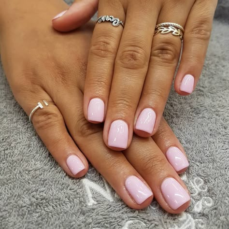 Fingernail Colors, Opi Pink Nail Polish, Natrual Nails, Nail Boutique, Nail Pics, Opi Gel Nails, Henna Nails, Pink Gel Nails, Spring Acrylic Nails