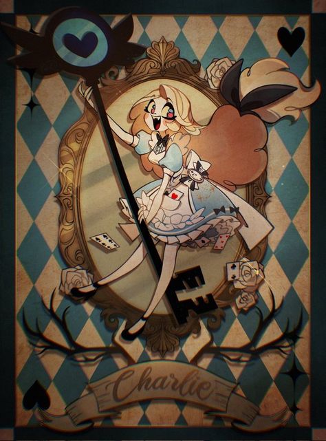 🥀六軒島魔女🌌 on X: "💙Charlie's Adventures in Wonderland💠 #地狱客栈 #HazbinHotel #HazbinHotelFanart #HazbinHotelCharlie #Charlie https://t.co/E0EjYL9WQA" / X Hazbin Hotel Charlie Fanart, Charlie Morningstar Fanart, Hazbin Hotel Art, Hazbin Hotel Fanart, Walpapers Cute, Hazbin Hotel Charlie, Hotel Trivago, H Hotel, Ange Demon