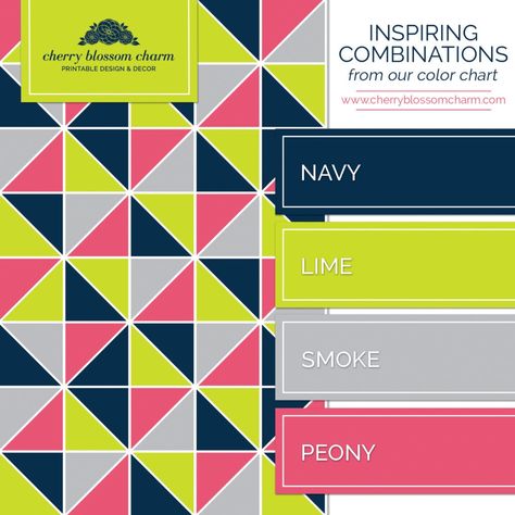 ⚜️⚜️ Inspiring Color Combinations: Navy, Lime Green, and Pink ❇️ Charming Printables Green Color Combinations, Pink Color Schemes, Green Colour Palette, Design Seeds, Best Color, Colour Board, Alam Yang Indah, Green And Pink, Colour Schemes