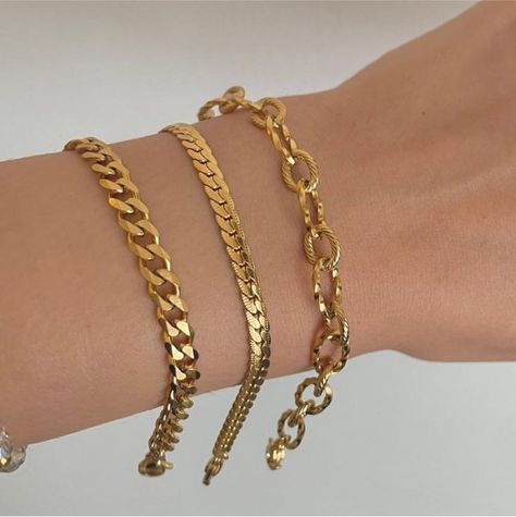 Gold Bracelet Stack, Man Gold Bracelet Design, خواتم خطوبة, Gold Bracelets Stacked, Cuban Bracelet, Antique Gold Jewelry Indian, Modern Gold Jewelry, Antique Gold Jewelry, Gold Rings Fashion