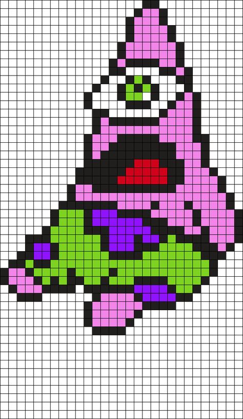 Patric X Subtronic Perler Bead Pattern | Bead Sprites | Characters Fuse Bead Patterns Perler Bead Rave Patterns, Edc Perler Bead Patterns, Electric Forest Perler, Sullivan King Perler, Furby Perler, Subtronics Perler Pattern, Edm Perler Bead Patterns, Festival Trinkets, Subtronics Perler