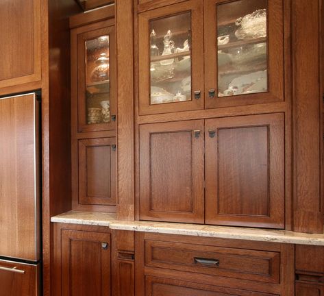 Quater sawn Oak example Cerused Oak Kitchen, Cerused Oak Cabinets, Oak Kitchen Remodel, Commercial Style Kitchen, White Oak Kitchen, Quarter Sawn Oak, Inset Cabinets, Oak Kitchen Cabinets, Brown Cabinets