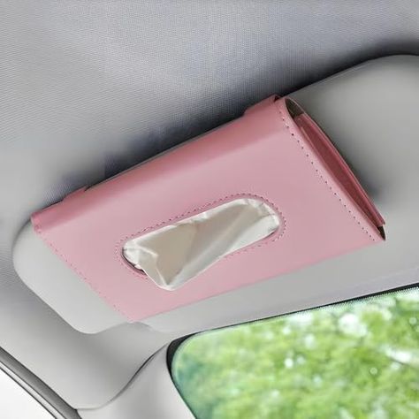 Amazon.com: BIPROS Car Tissue Holder - Tissue Holder for Car with High-End Lotion Tissues,Car Napkin Holder,Napkin Holder for Car,Car Visor Tissue Dispenser,Leather Backseat Tissue Holder - Sun Visor Accessory. : Automotive Tissue Holder For Car, Car Tissue Holder, Tissue Napkins, Pink Car Accessories, Tissue Dispenser, Napkin Dispenser, Car Visor, Vintage Race Car, Pink Car