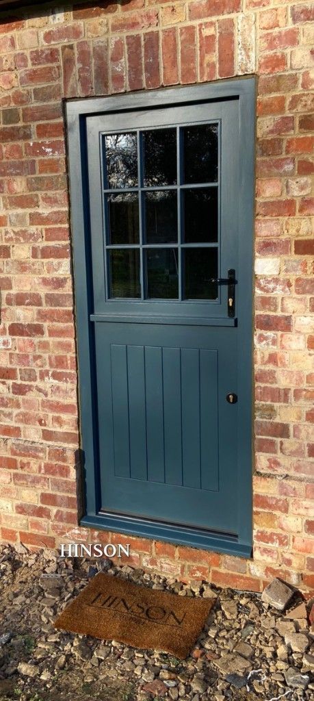 Hague Blue Exterior, Blue Exterior Door, Hague Blue, Blue Exterior, Blue Door, Exterior Door, Exterior Doors, Wooden Doors, Dream House