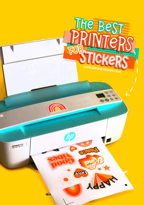 Printers For Stickers, Best Printer For Sticker Making, Sticker Printer With Color, Best Sticker Printer, Sticker Machine Printer, Best Printer For Cricut, Small Business Printer, Print Business Ideas, Printer For Sticker Business