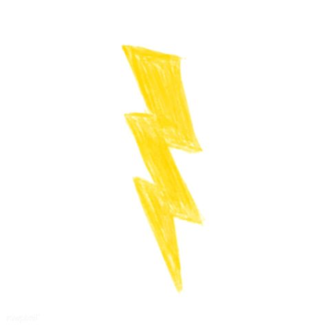 Illustration of hand drawn lightning bolt icon isolated on white background Lightning Bolt Illustration, Lightning Illustration, Lightning Drawing, Illustration Stars, Lover Cover, Brain Icon, Image Cloud, Energy Symbols, Collage Project