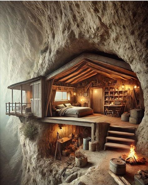 Fantasy Bath House, Fantasy Tree House Interior, Fairy House Aesthetic Inside, Real Life Fantasy House, Futuristic Jungle House, Earth Bag Homes, Coastal Decorating Living Room, Fairytale House, Pallet House