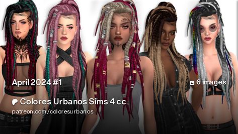 April 2024 #1 | Colores Urbanos Sims 4 cc Sims 4 Zodiac Cc, Sims 4 Hair Alpha Cc, Arcane Sims 4 Cc, Hippie Sims 4 Cc, Sims 4 Arcane, Boho Sims 4 Cc, Sims 4 Hippie Cc, Sims 4 Cc 2024, Sims 4 Art Cc