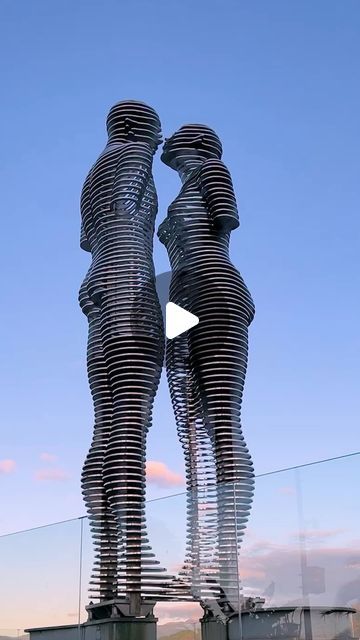 30K views · 1.2K likes | Vacations | Travel | Nature on Instagram: "@dj_roger unveils a mesmerizing moment of unity as the two bodies of the Ali and Nino steel kinetic sculpture in Georgia become one! 🇬🇪✨🤝 This extraordinary artwork, representing a timeless love story, portrays the merging of two souls in perfect harmony. ❤️  How beautiful is this steel kinetic sculpture? 😮  📽 @dj_roger 📍 Batumi, Georgia 🎶 Harry Gregson-Williams, John Powell - Fairytale" Ali And Nino, Kinetic Art Sculpture, Batumi Georgia, Two Souls, Batumi, Timeless Love, Kinetic Art, Kinetic Sculpture, Perfect Harmony