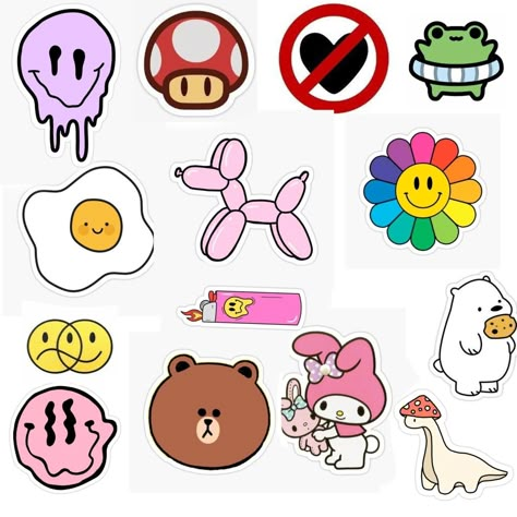 Cool Sticker Ideas To Draw, Stickers Drawing Ideas, Cute Aesthetic Stickers, Skin Care Aesthetic, Cute Easy Doodles, Stickers Aesthetic, Care Aesthetic, Easy Doodle Art, Easy Doodles Drawings