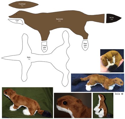 Sewing Templates, Soft Toy Patterns, Cute Sewing Projects, Animal Sewing Patterns, Plushie Patterns, Sewing Stuffed Animals, Costura Diy, Plush Pattern, Sewing Design