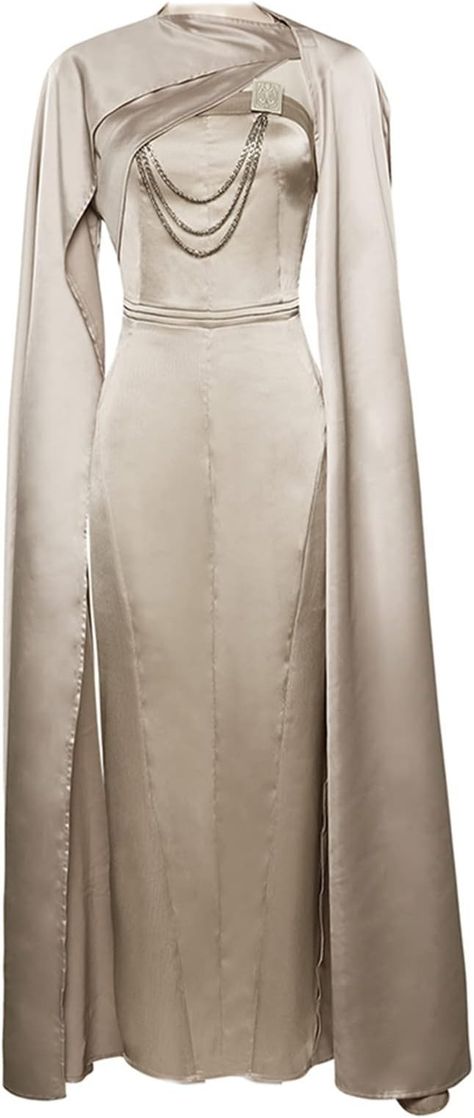 Amazon.com: Banbas Mon Mothma Cos Cosplay Costume Full Set Gold Dress Women Costume Customized Halloween Performance Clothing Cosplay Anime (Female XXL) : Clothing, Shoes & Jewelry Star Wars Shifting, Mon Mothma, Dress Ornaments, Cloak Dress, Star Wars The Old Republic, Star Wars Oc, Star Wars The Old, Star Wars Fashion, Women Costume