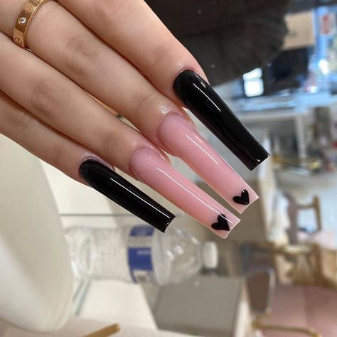 D R E A S N A I L S H O P on Instagram: “Perfectly Sculpted Tapered Square with our XL Nail Forms 💖 Www.dreasnails.com” Black Xl Nails, Xl Tapered Square Nails, Xl Nail Ideas, Nail Art Ballerina, Tips Acrylic Nails, Flake Nail, French Coffin, Xl Nails, Art Ballerina