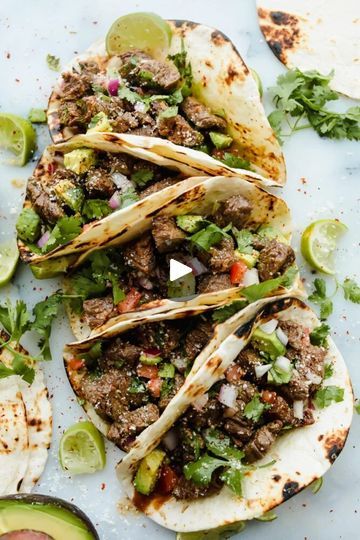 Recipe here: https://therecipecritic.com/street-tacos/

Street tacos are delicious, amazing, and oh so mouthwatering! Bite into tender steak, zesty lime flavor with a hint of spice and add on tomatoes, avocado, and onions for a savory bite you are going to love! | The Recipe Critic | The Recipe Critic · Original audio Mexican Pulled Beef, Steak And Avocado, Medium Recipe, Pulled Beef, Barbacoa Beef, Chilli Oil, Taco Shells, Tender Steak, Steak Tacos