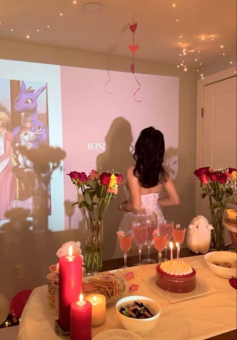 Chill 21st Birthday Ideas, Bday Activities Adults, Girly Slumber Party Aesthetic, Self Love Party Ideas, Girly Bday Party Ideas, Chill Birthday Party Ideas, Birthday Activities Aesthetic, Girly Asthetic Picture, Pink Slumber Party Aesthetic