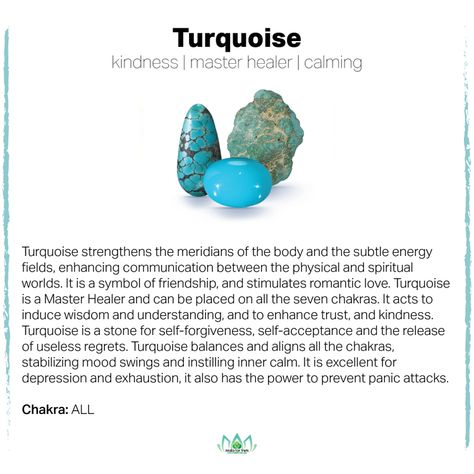 Turquoise Spiritual Meaning, Blue Turquoise Crystal Meaning, Crystals Meanings, Stone Meanings, Stone Magic, Gabby Bernstein, Reiki Therapy, Crystal Healing Chart, Crystal Guide