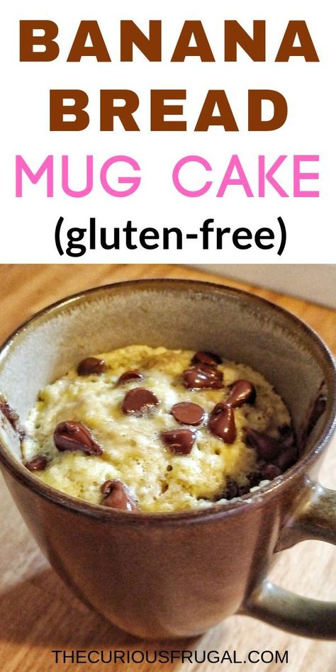 Mug cake - Banana Bread Easy Microwave Mug Cake, Microwave Banana Bread, Banana Bread Mug Cake, Microwave Mug Cake, Banana Bread Mug, Microwave Mug, Keto Banana Bread, Mug Cake Microwave, Keto Mug Cake