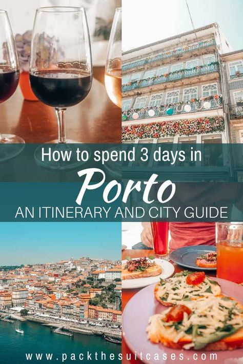 Porto Itinerary, Portugal Honeymoon, Porto Travel Guide, Porto Portugal Travel, Things To Do In Porto, Vacation Packing Tips, Colourful City, Porto Travel, Portugal Trip