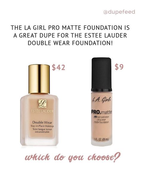 Estee Lauder Double Wear Foundation, Types Of Foundation, Estee Lauder Double Wear, Double Wear, Matte Foundation, La Girl, Best Foundation, Makes You Beautiful, Estee Lauder