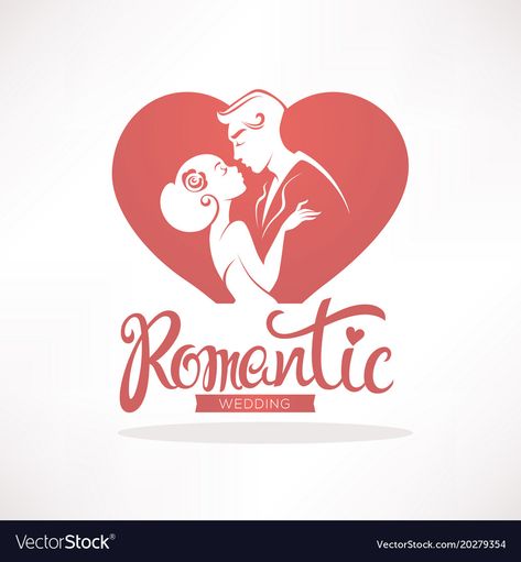 Wedding Logo, Logo Emblem, Playlist Covers, Wedding Logos, Kissing Couples, Wedding Vector, Music Playlist, Emblem Logo, Romantic Wedding