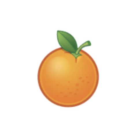 Orange [as an emoji] (Drawing by Disney) #DisneyEmojiBlitz