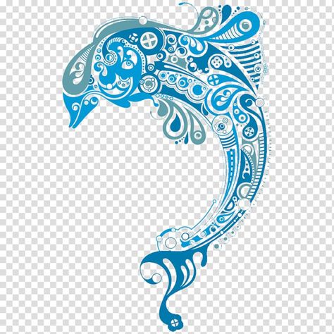 Dolphin Abstract, Drawing Dolphin, Whales Art, Dolphin Cartoon, Circle Cartoon, Aqua Wall, Cartoon Dolphin, Aqua Walls, Blue Animals