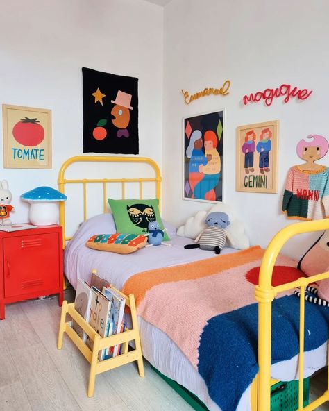 Kids Rooms Inspo, Colorful Kids Room, Kids Bedroom Inspiration, Nursery Room Design, Baby Room Inspiration, Nursery Room Inspiration, Toddler Bedrooms, Big Boy Room, Baby Bedroom