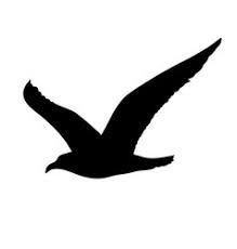 Seagull Silhouette, Flying Bird Vector, Dragon Tattoo Vector, Seagull Tattoo, Flying Seagull, Flying Bird Silhouette, Seagulls Flying, Fish Icon, Sailing Art