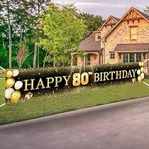 Birthday Decorations For Men, Outdoor Party Decorations, Outdoor Party, Yard Signs, Birthday Banner, Black And Gold, Birthday Decorations, Indoor Outdoor, Party Decorations