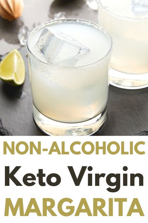 Keto virgin margarita that's made with fresh lime and sweetener and tastes ah-maz-ing! Try this skinny virgin margarita today. Easy Virgin Margarita, Keto Mocktail, Mocktails Non Alcoholic Margarita, Virgin Margarita Recipe, Keto Condensed Milk, Margarita Mocktail Recipe, Margarita Mix Recipe, Non Alcoholic Margarita, Virgin Margarita