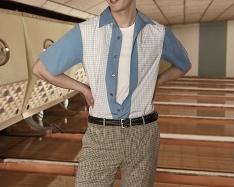 1950s Aesthetic Fashion Men, Casual 50s Outfits Men, Mens Tea Party Outfit, 1950s Men’s Fashion, 1950s Aesthetic Men, 1950s Male Fashion, Men Fashion 50s, 1950 Fashion Men, 1950s Boys Fashion